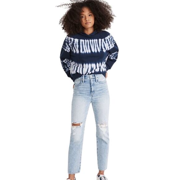 Madewell The Perfect Vintage Jean in Calabria Wash: Ripped Edition - 29 - Picture 1 of 8